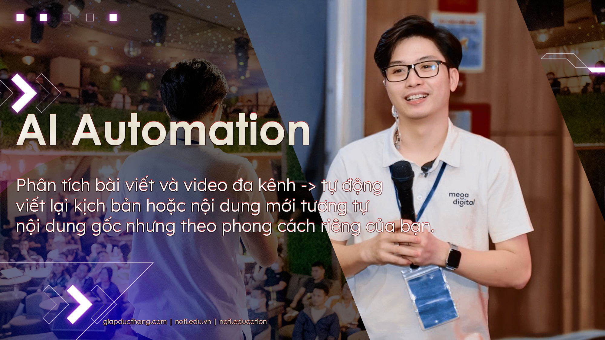 2025 | Phân tích content đa kênh và tự động viết lại kịch bản hoặc nội dung tương tự