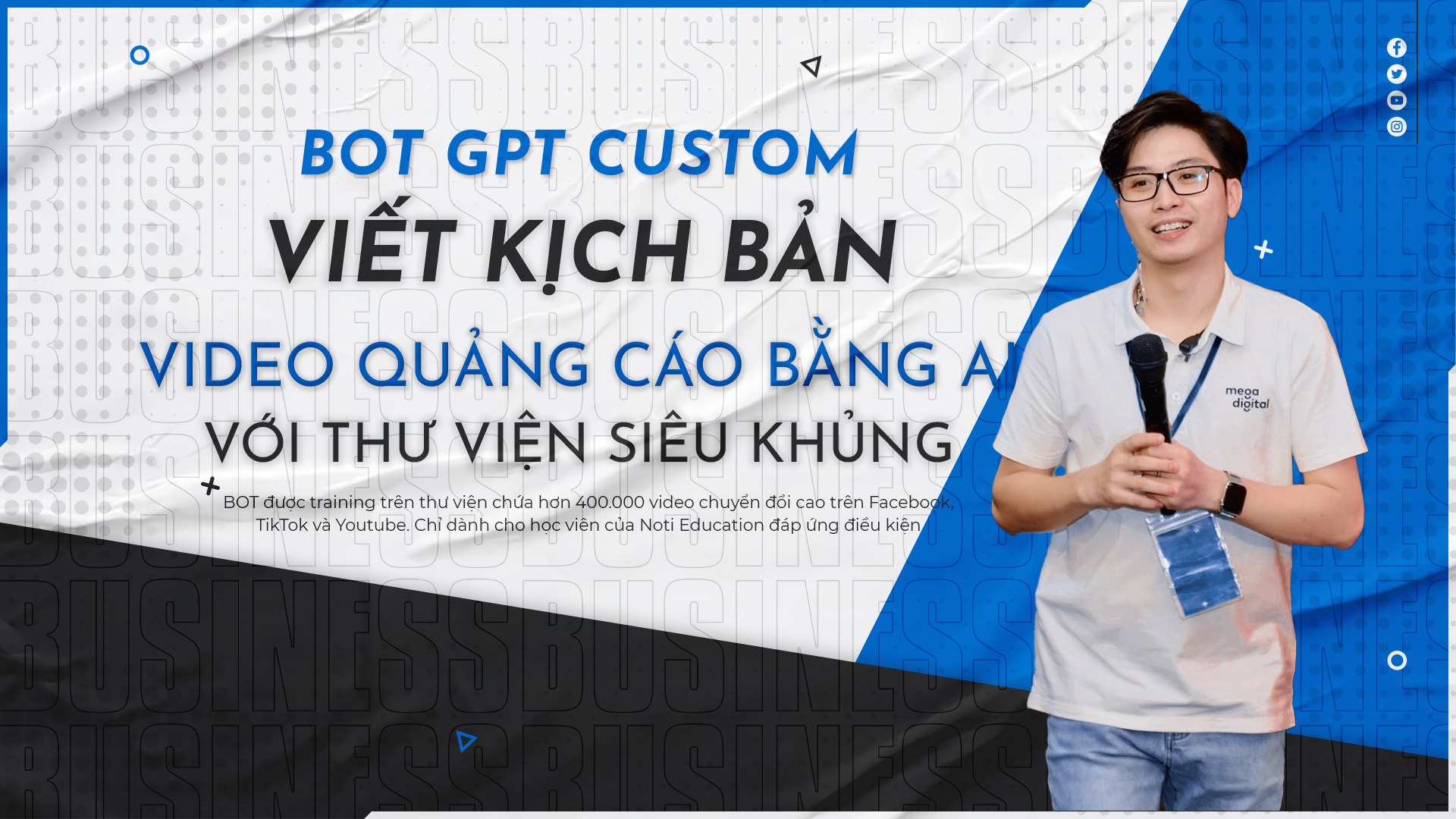 AI | Bot GPT Custom viết kịch bản video training từ thư viện hơn 2.000.000 videos